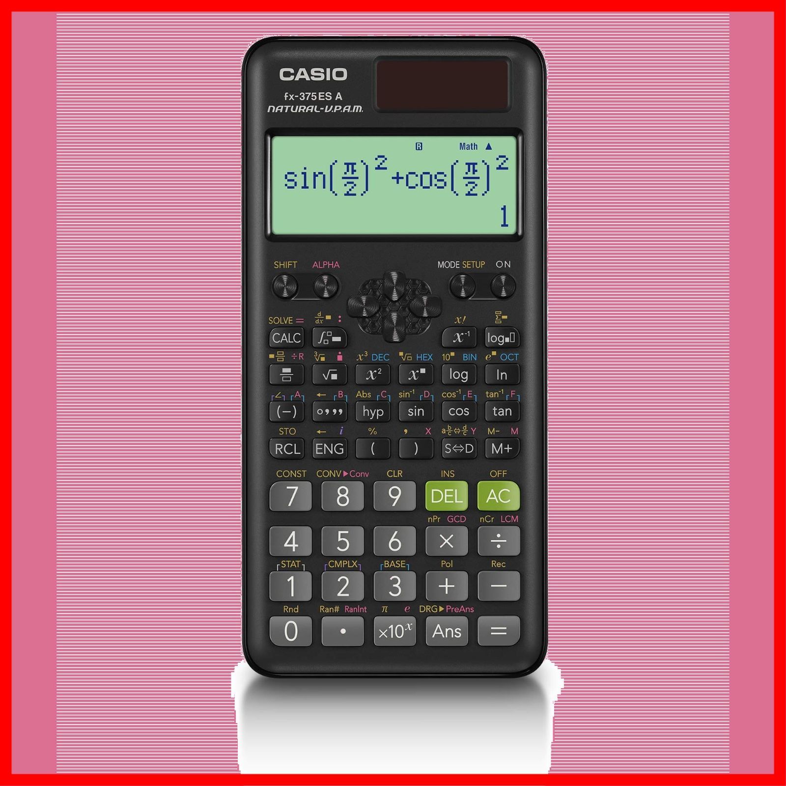 カシオ 関数電卓 微分積分・統計計算・数学自然表示 394関数・機能