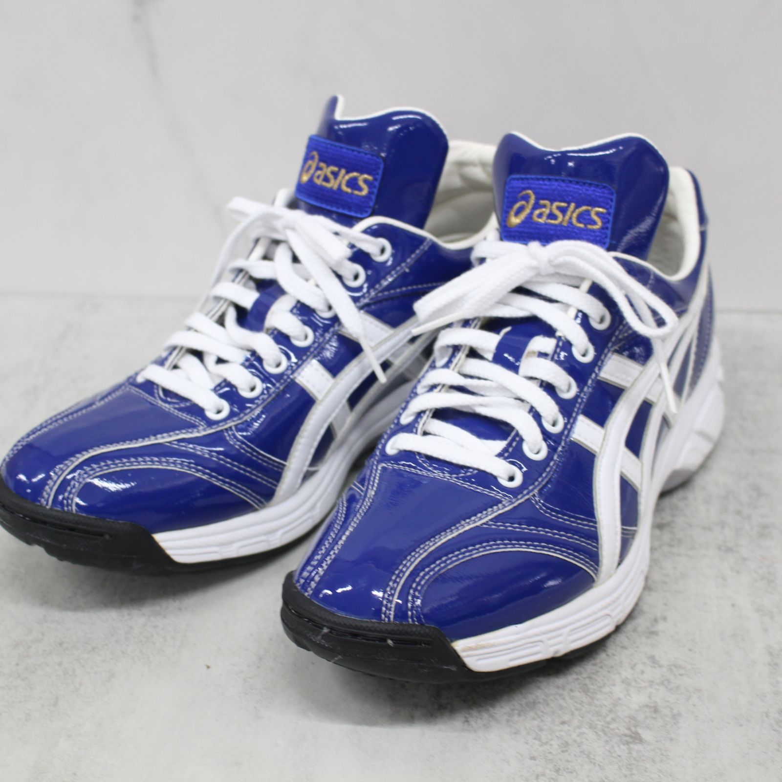 S084)asics/アシックス ゴールドステージ トレーニングシューズ ブルー