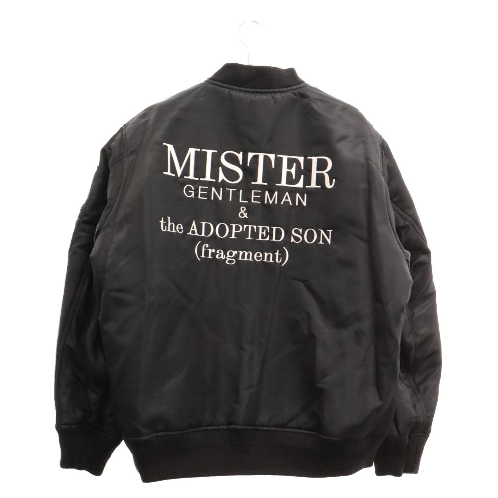 ジャケット・アウター mister gentleman fragment ma-1 jacket FRAGMENT DESIGN (フラグメントデザイン) ×MISTERGENTLEMAN MA-1