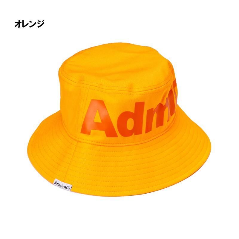 【即納】アドミラル ゴルフ 2023 バケットハット ビッグロゴ ADMB330F 日本正規品 オレンジ