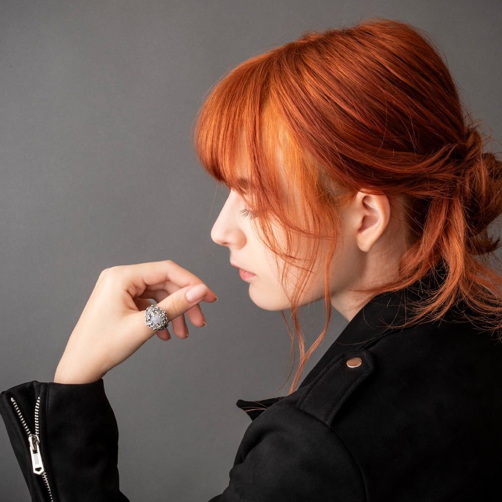 ローズカットブルームーンリング アルテミスクラシック シルバー ジュエリーブランド NEXPOTALLINN_EU