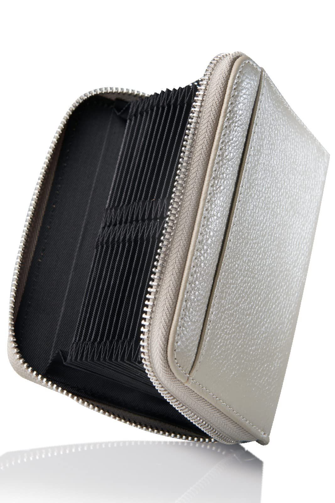 ゆゆ】フォレストタイル ベージュ ミナペルホネン ギャルソン二つ折り