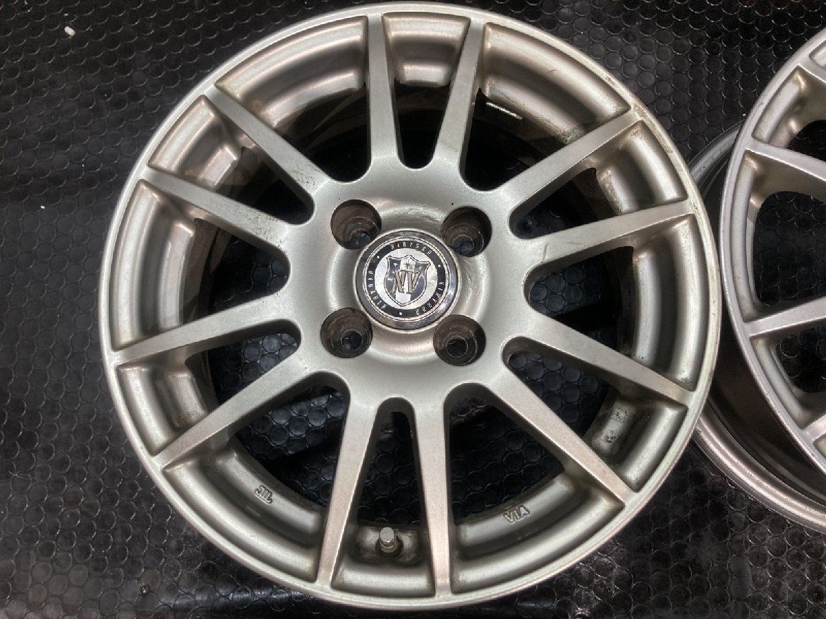 美品 weds NIRVANA ニルヴァーナ 4本セット 14インチ Weds NIRVANA ウェッズ ニルヴァーナ 14インチ 4本 5.5J4HPCD100