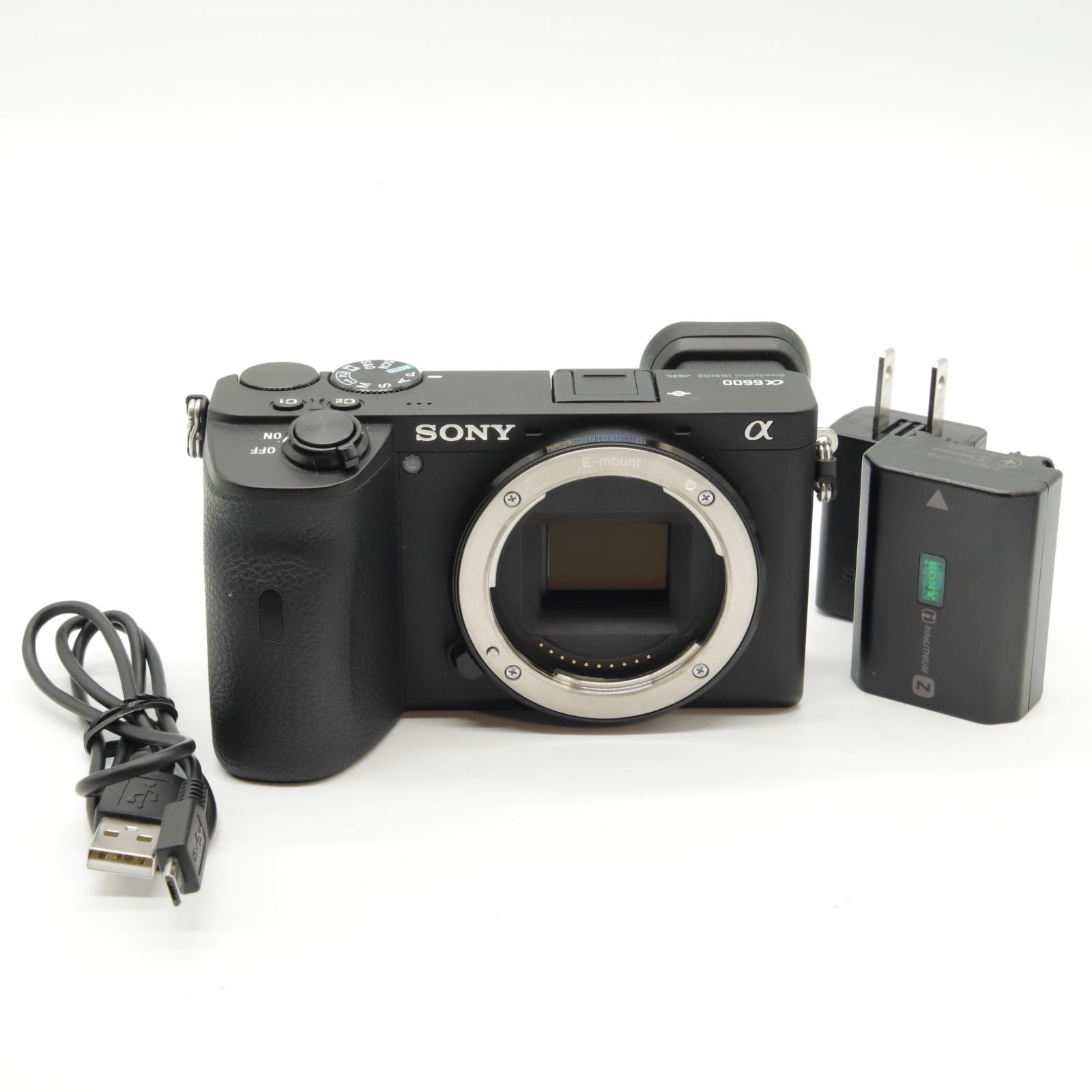 SONY - 【シャッター回数4583回!】■ほぼ新品■ α6600 ボディ ブラック シャッター回数4583回!】□ほぼ新品□ SONY(ソニー) ミラーレス