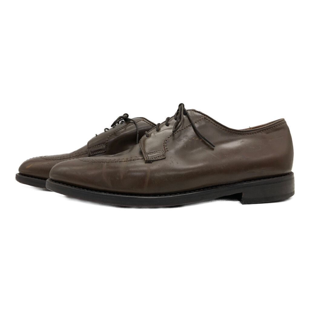 未使用品級✨フローシャイム FLORSHEIM Uチップ ブラウン 26.5㎝ FLORSHEIM フローシャイム Uチップ レザーシューズ ブラウン