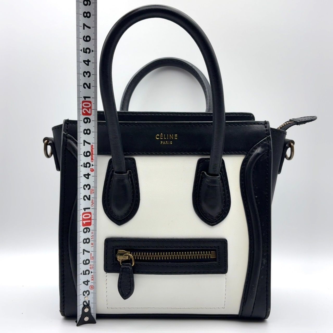 CELINE ラゲージ　ナノ　ブラック セリーヌラゲージ ナノ ブラック ゴールド金具 レディース