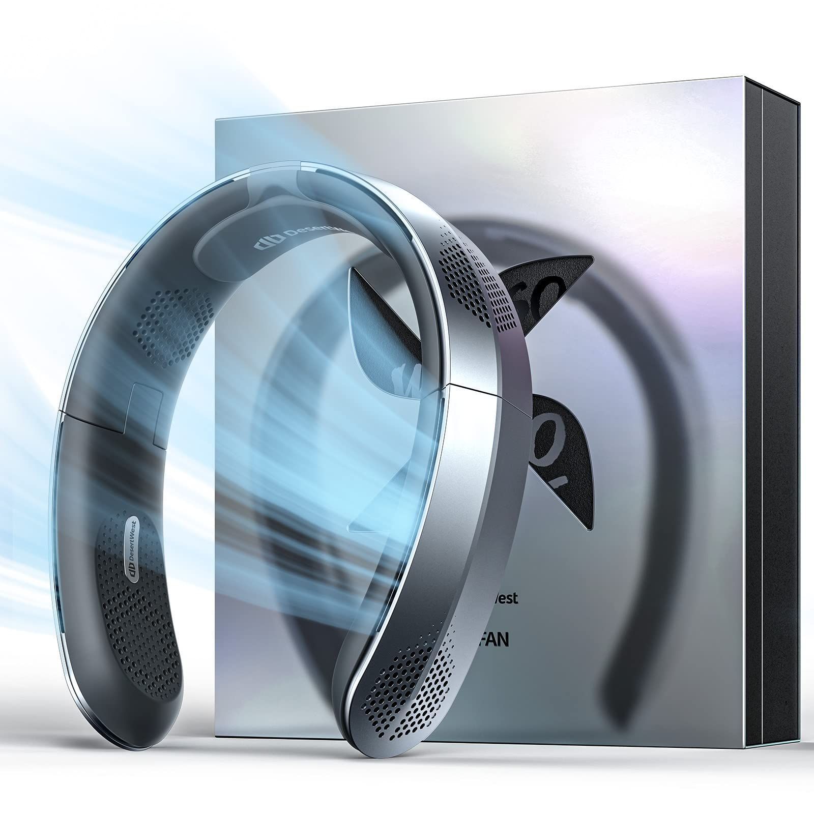 数量限定 【2024進化・風量最強】DesertWest 首掛け扇風機 ネック