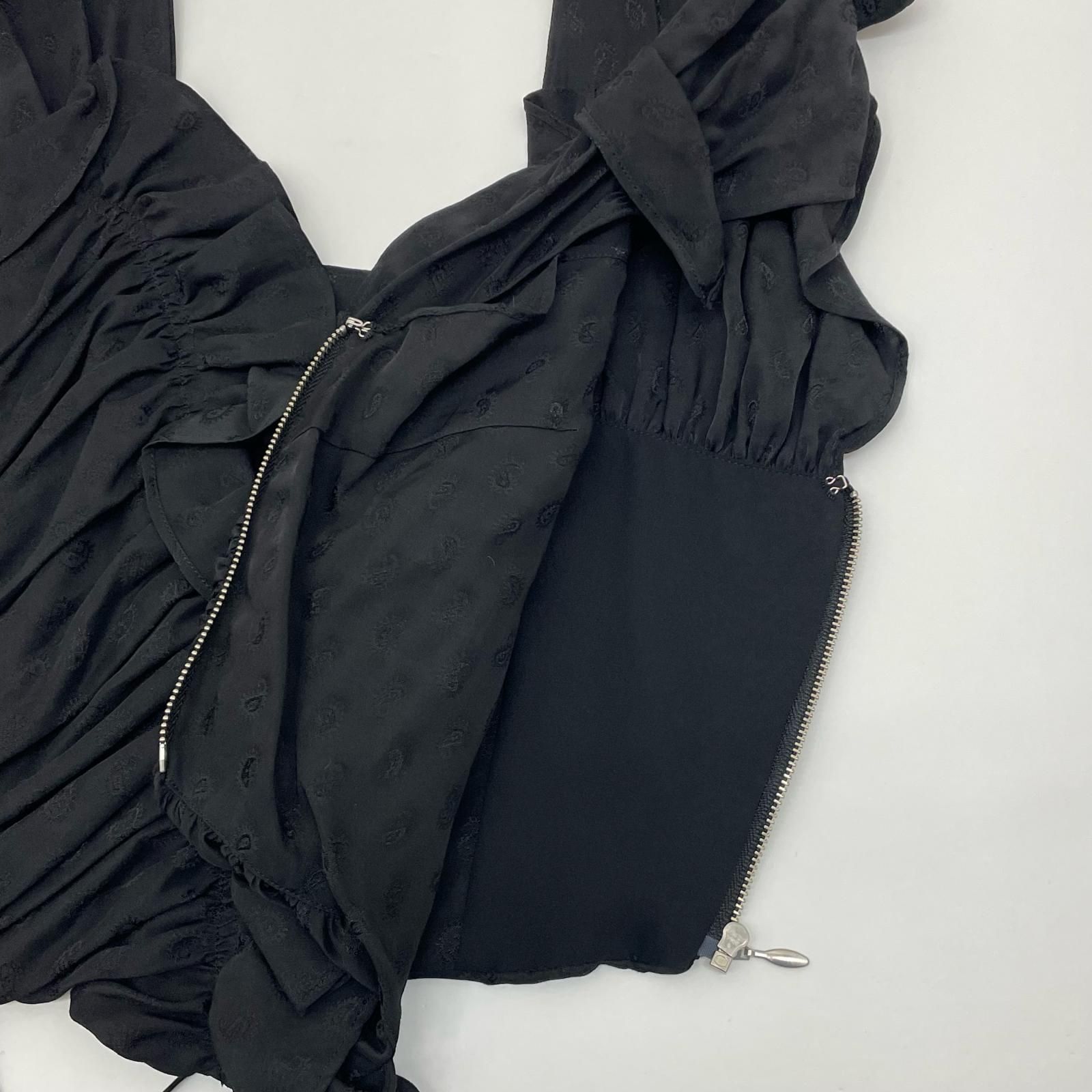 FETICO ギャザー ペイズリー GATHERED PAISLEY TOP FETICO ギャザー ペイズリー GATHERED PAISLEY TOP トップス