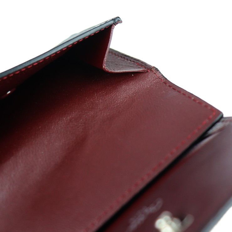 カルティエ Cartier L3000571 カボション コインパース コインケース 小銭入れ ロゴ入り レザー 黒 メンズ Cartier 財布 カルティエ L3000571 Must de Cartier Cabochon マスト