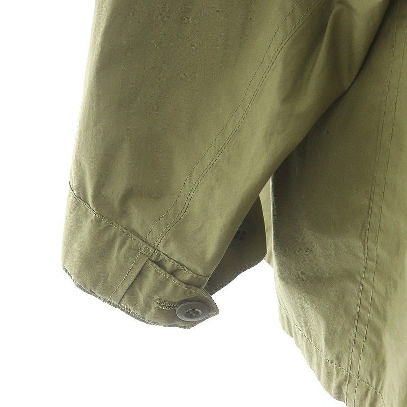 ドゥロワー Drawer ミリタリージャケット ジップアップ ハイネック