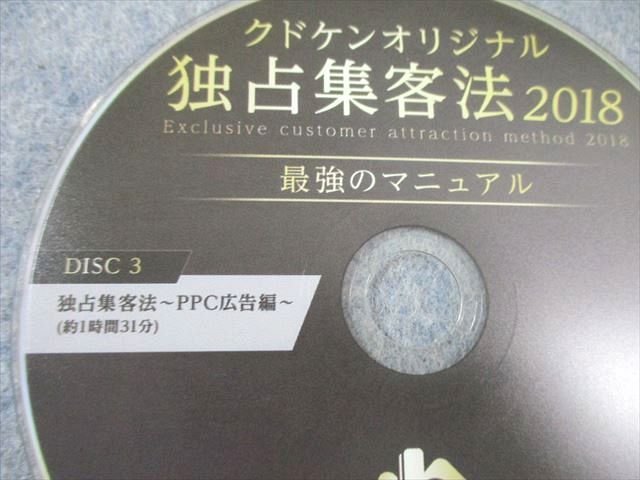 クドケンオリジナル独占集客法2018 最強のマニュアル クドケン オリジナル 独占集客法 最強のマニュアル 2018 DVD4枚