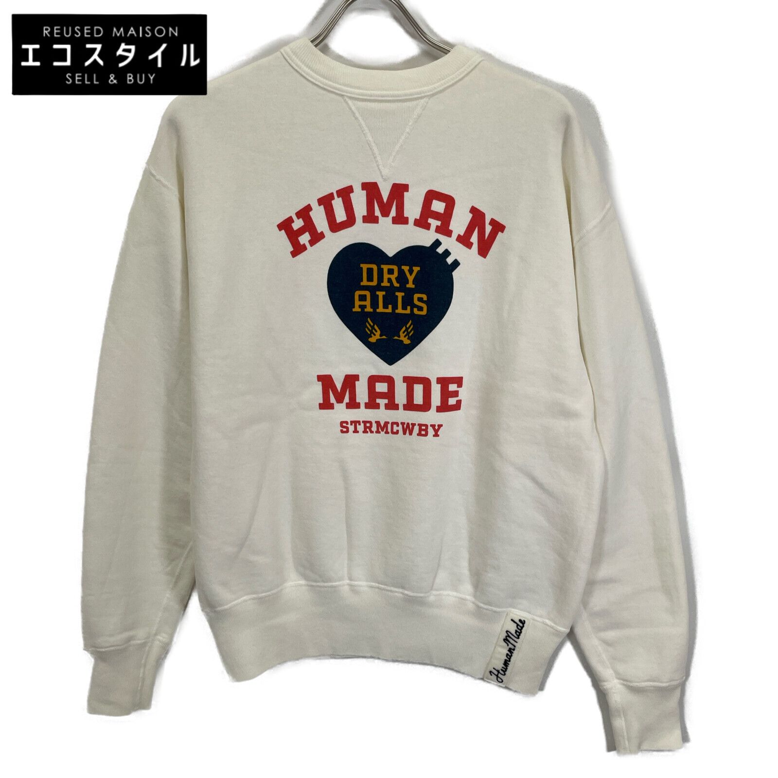 HUMAN MADE ヒューマンメイド HM25CS013 ﾎﾜｲﾄ Tsuriami Crew