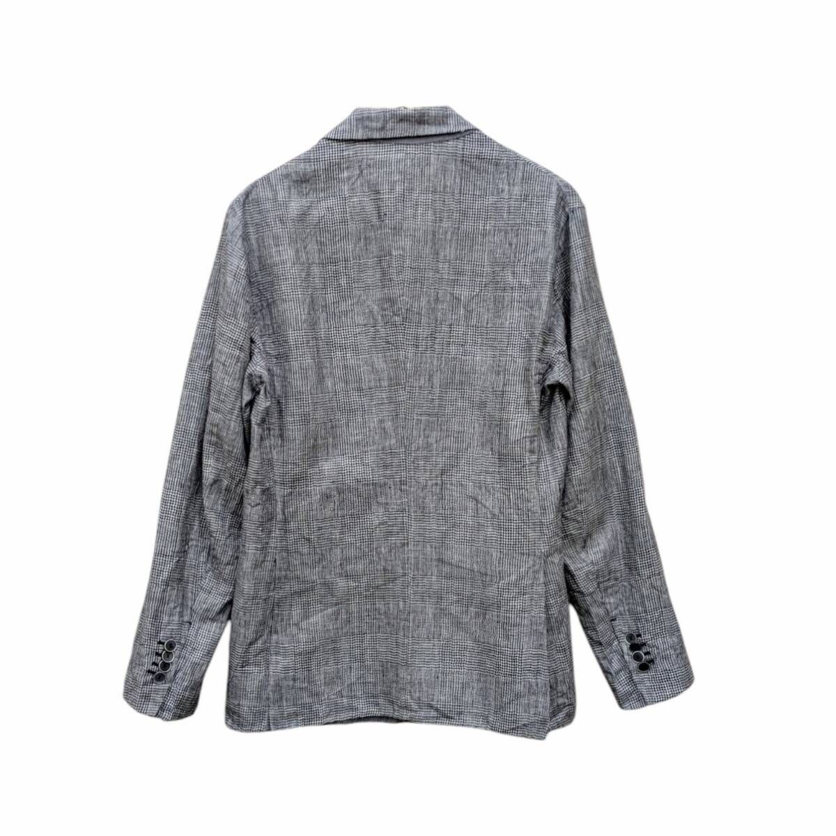 LARDINI ラルディーニ PTD406E テーラードジャケット ダブル 麻 リネン 