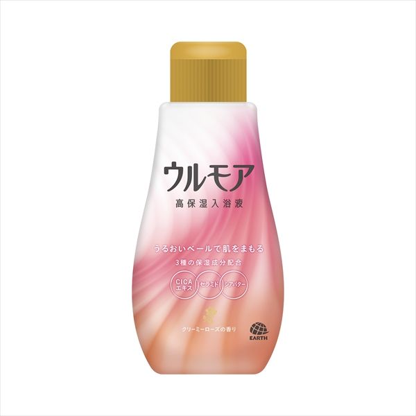 まとめ買い-12点セット ウルモア 高保湿入浴液 クリーミーローズの香り アース製薬 入浴剤