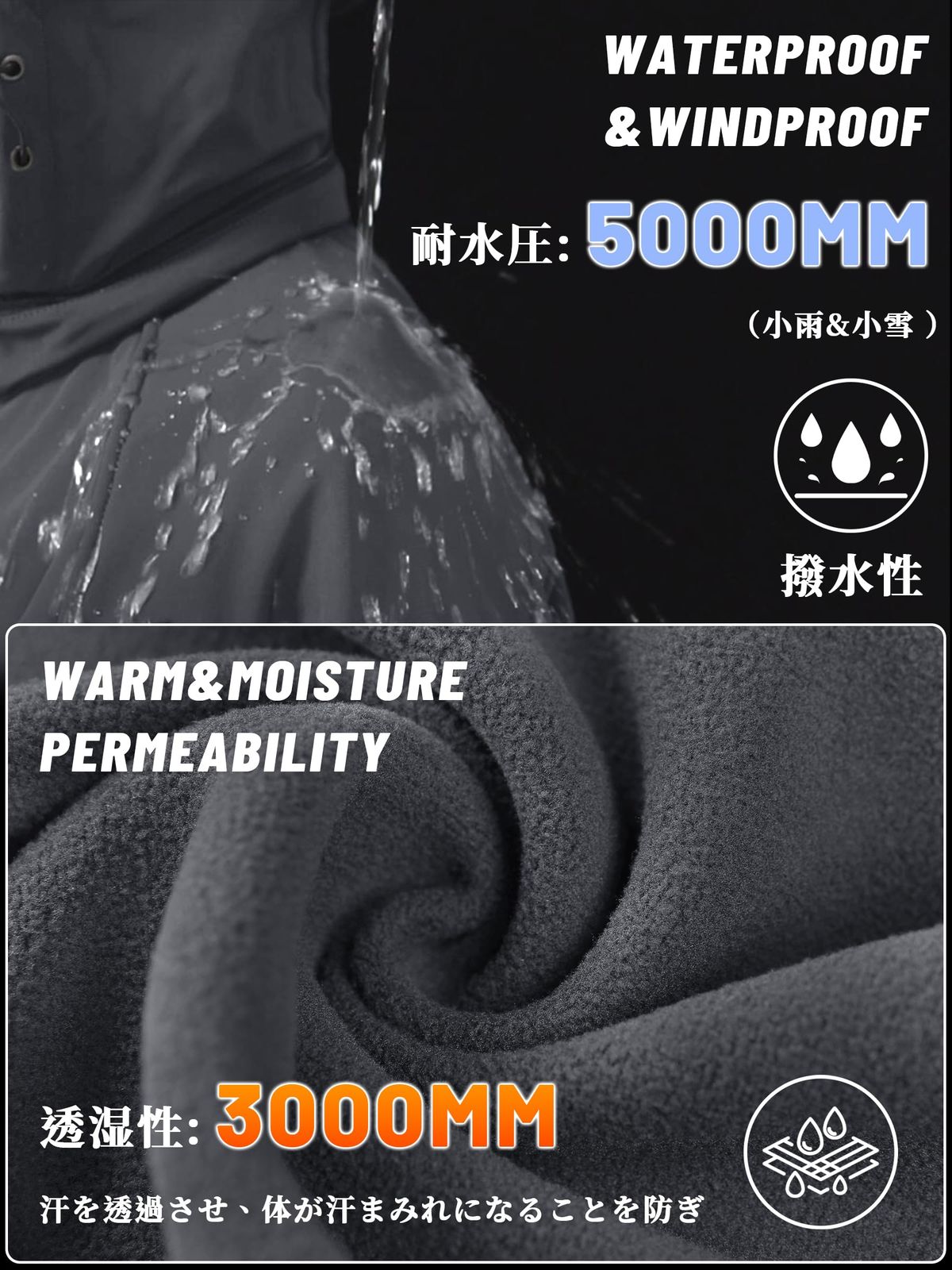 中古 ジャケット メンズ 裏起毛 アウトドア マウンテンパーカー 防寒 防風 ウインドブレーカー 撥水 ソフトシェルジャケット KEFITEVD タクティカル バイク アウター フード付き 無地 最安価に挑戦!