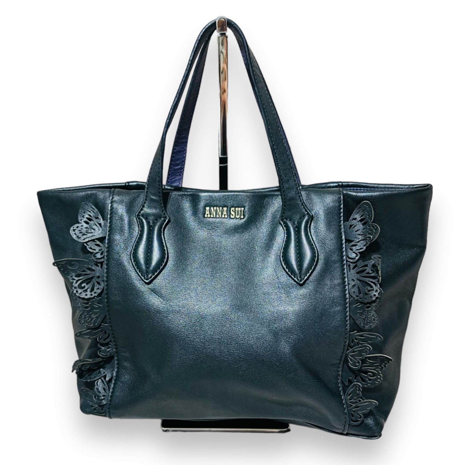 【数々のアワードを受賞】 ANNA SUI アナスイ トートバッグ ハンドバッグ バタフライ 蝶 バッグ