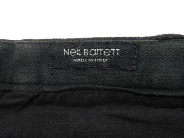 Neil Barrett ニールバレット ウールパンツ チャコールグレー サイズ