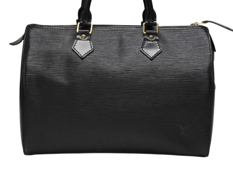 LOUIS VUITTON ルイヴィトン スピーディ30 ハンドバッグ M59022 エピレザー ブラック ゴールド金具 4b008398