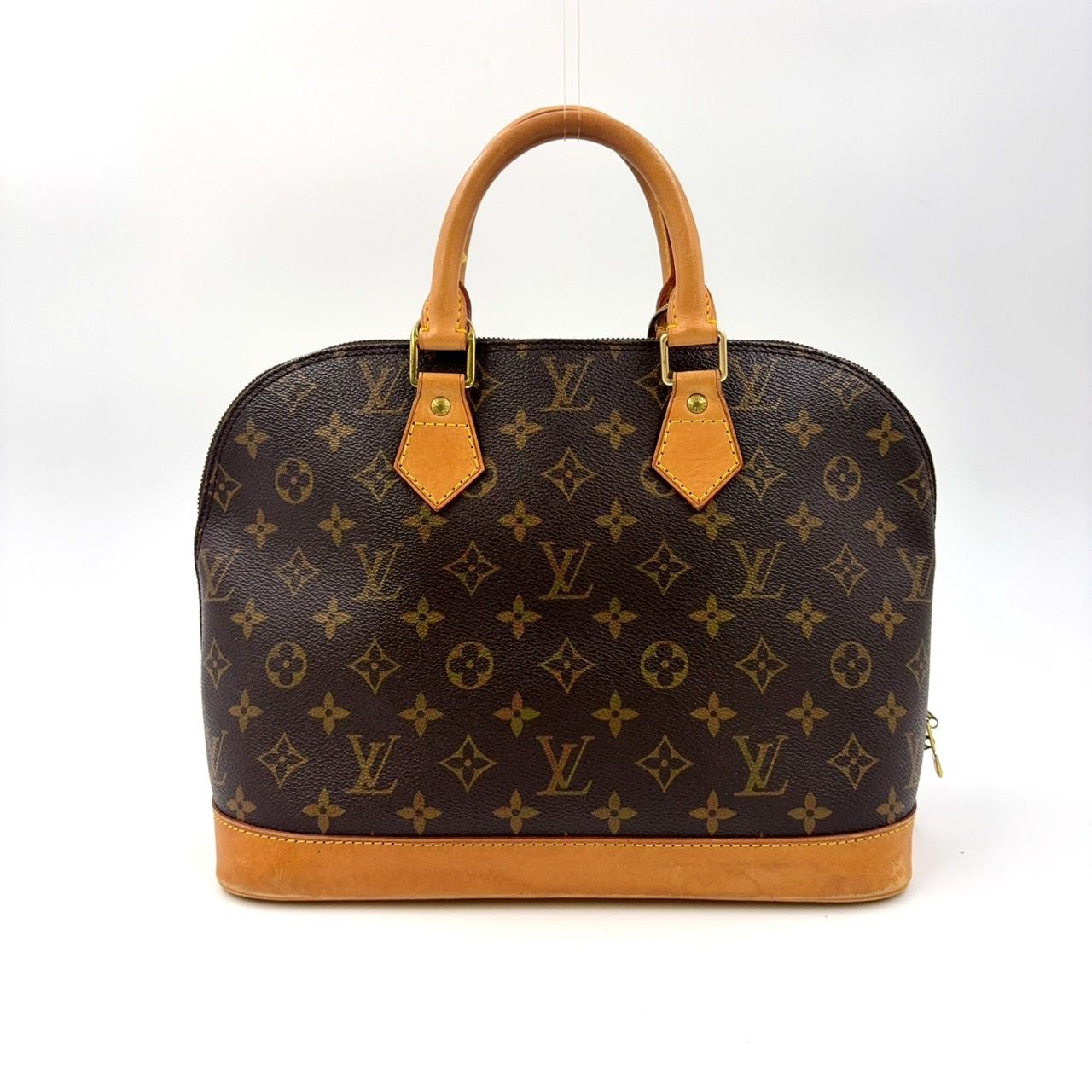 美品✨ルイヴィトン モノグラム アルマPM ハンドバッグ　PVC ブラウン LOUIS VUITTON アルマPM モノグラム モノグラム レザー×PVC