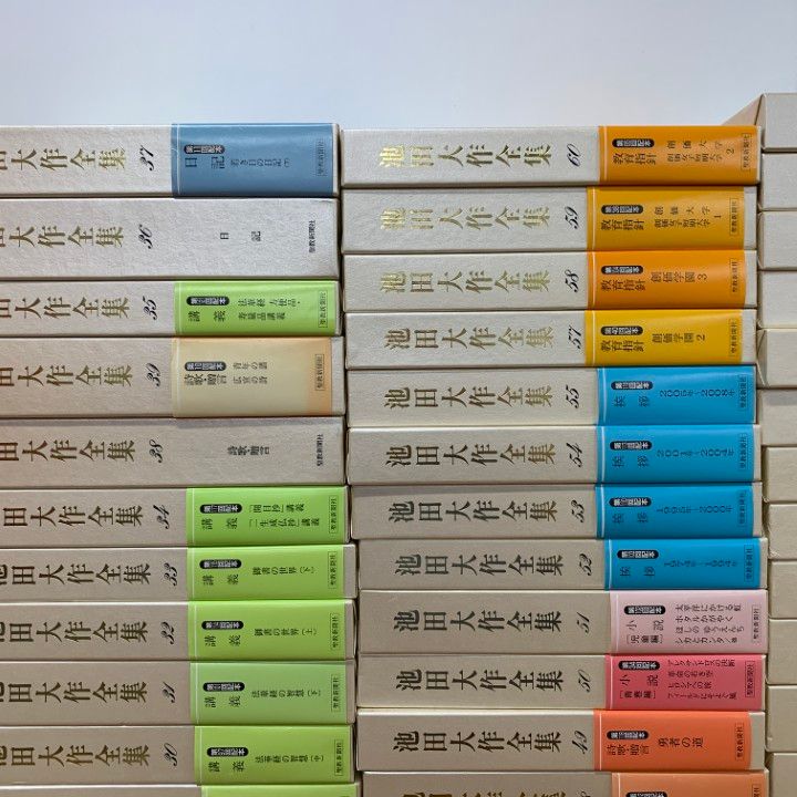 □06)【1点限り!】池田大作全集 まとめ売り約80冊大量セット/聖教