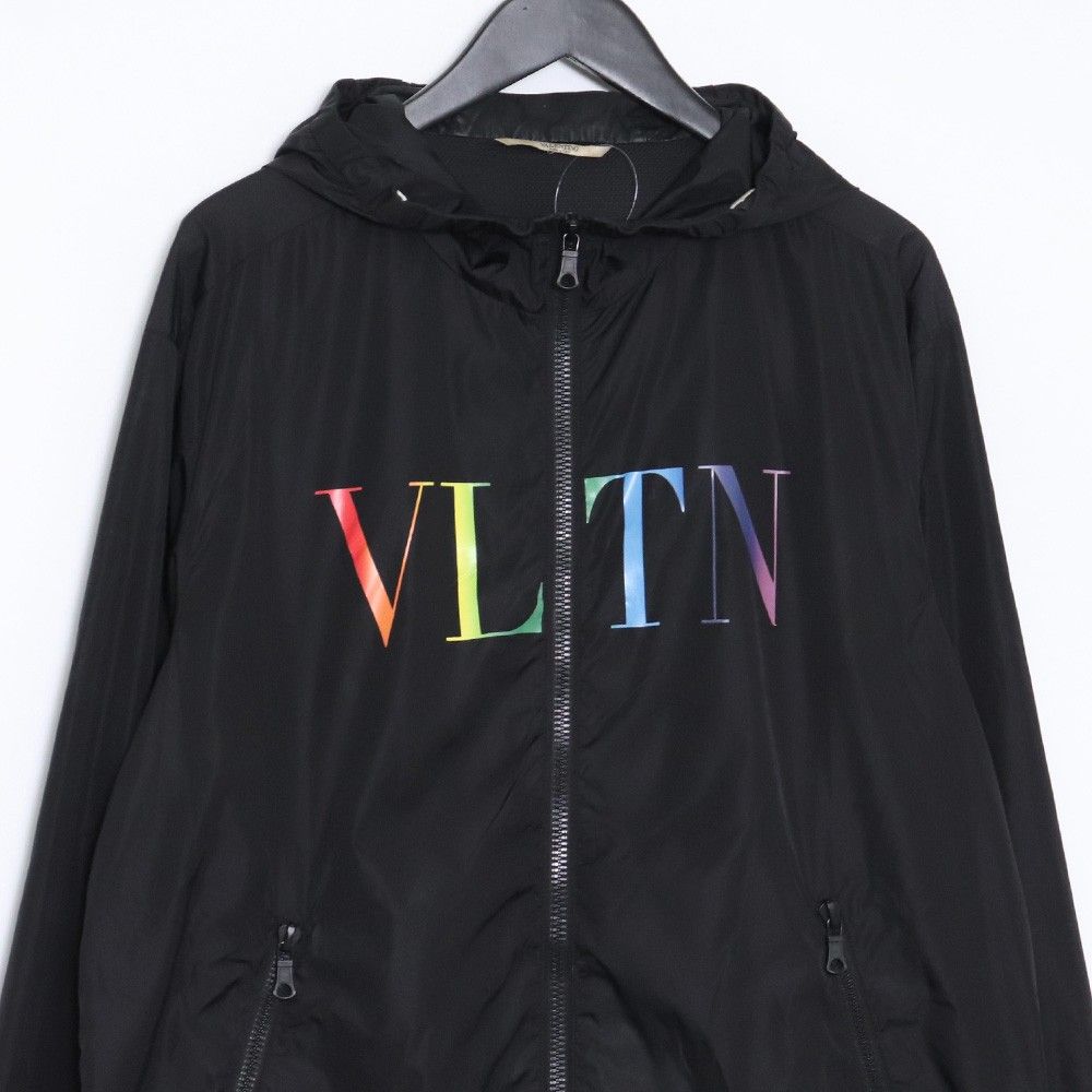 VALENTINO nylon jacket with multicolor VLTN logo