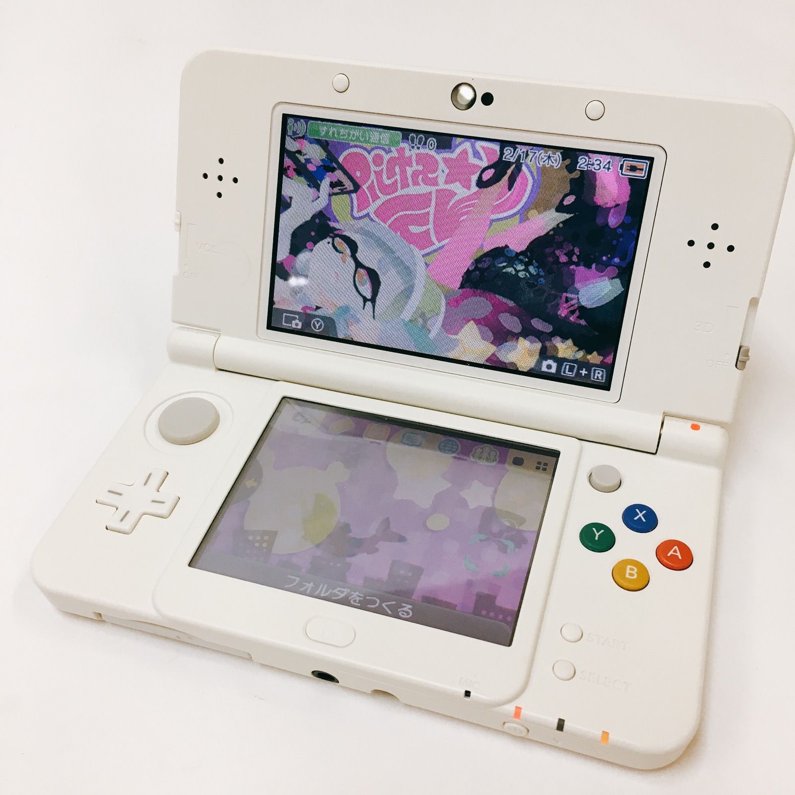 タッチペン付属無しNEW3DS ホワイト ジャンク品 - 携帯用ゲーム本体