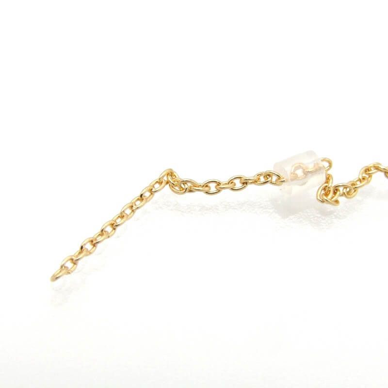 美品 SHIHARA シハラ ピアス Chain Pierces 05 K18YG チェーン