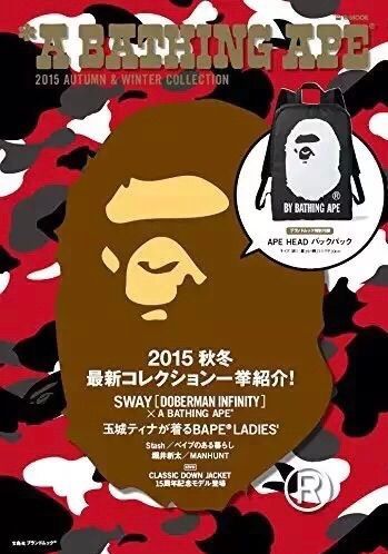 BAPE◇A BATHING APE◇猿顔◇バッグパック／リュック◇付録