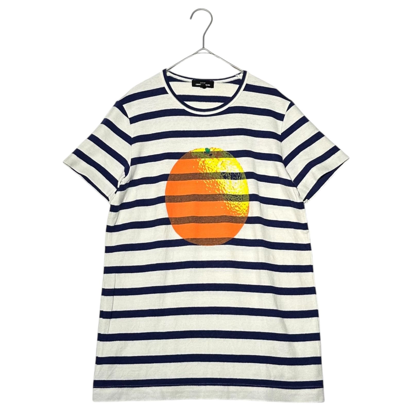 tricot COMME des GARCONS ボーダー 切替Tシャツ tricot COMME des GARCONS(トリココムデギャルソン) 11SS Orange