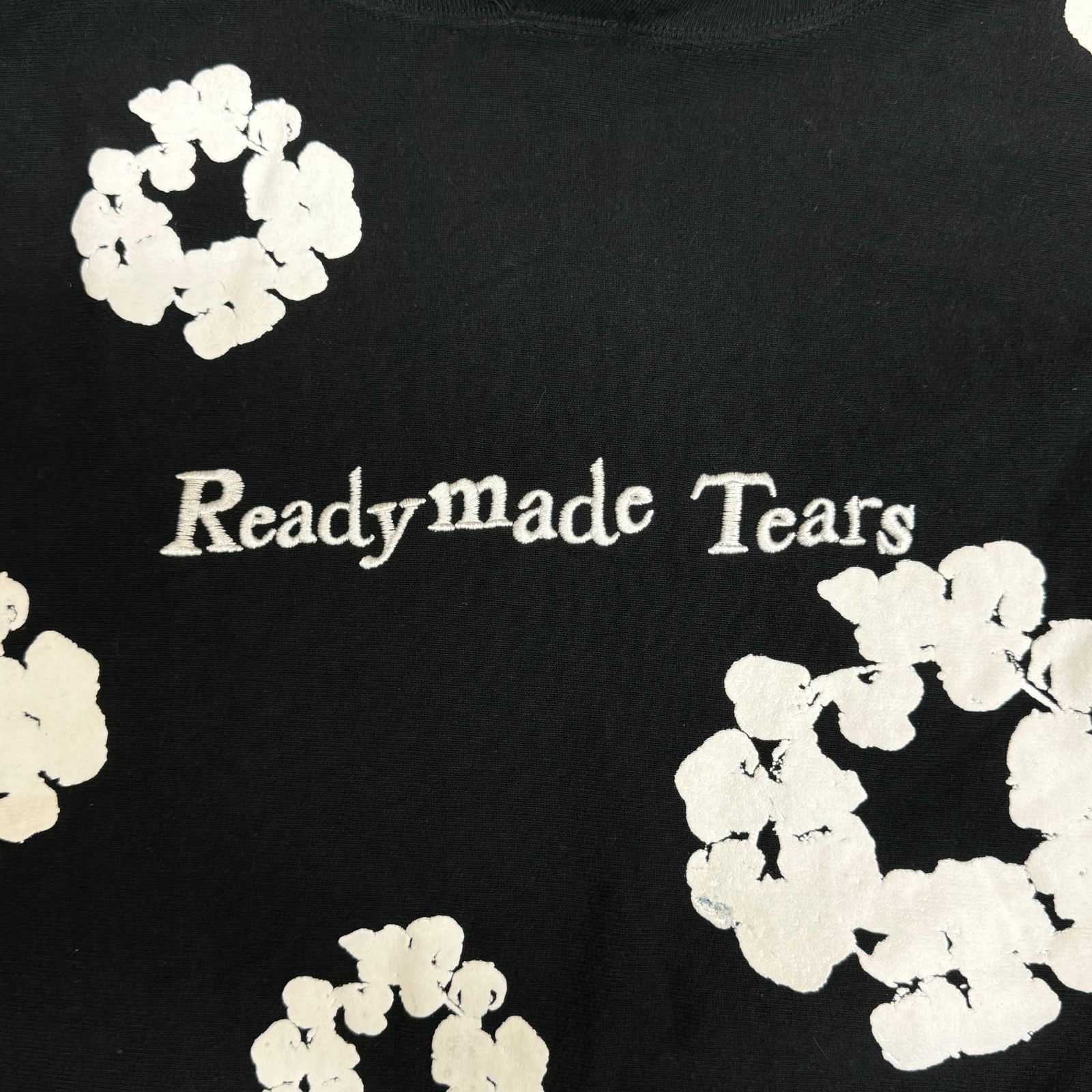 READYMADE DENIM TEARS 22AW Cotton Wreath Hoodie RE-DT-BK-00-00-08 
