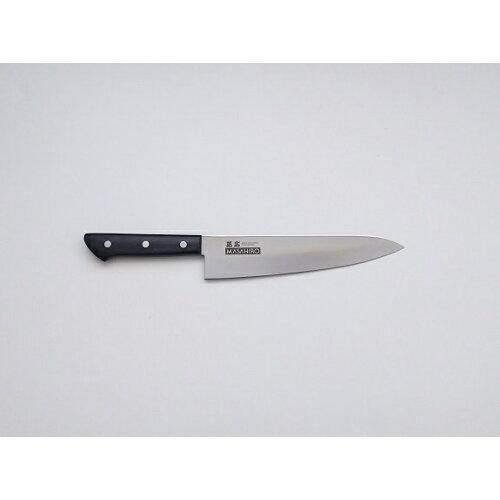 6400 切付型牛刀 尺寸 両刃 刺身包丁 洋包丁 黒檀黒水牛角白三本巻八角柄 切付牛刀 両刃包丁 尺一（刃渡り330mm）通常鏡面仕上げ 本刃付け 八角