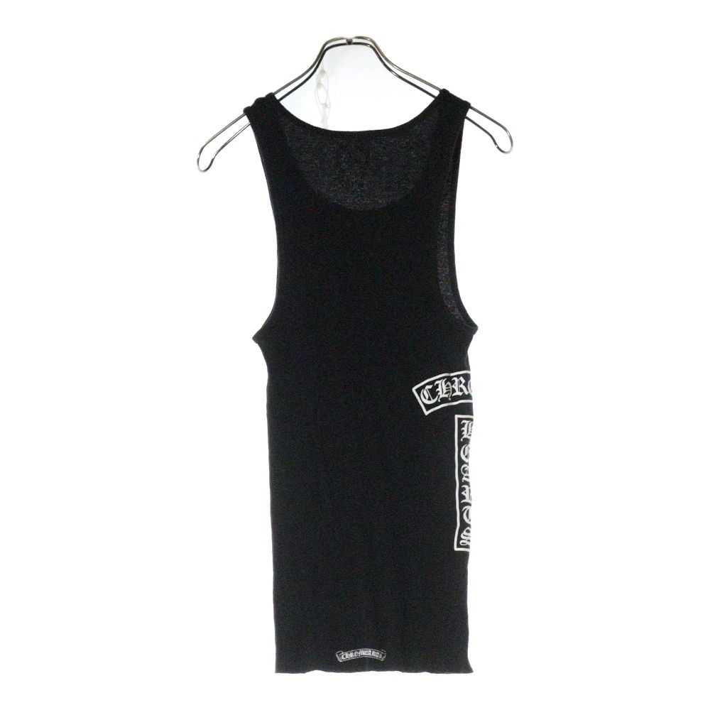 CHROME HEARTS (クロムハーツ) ロゴプリント リブタンクトップ