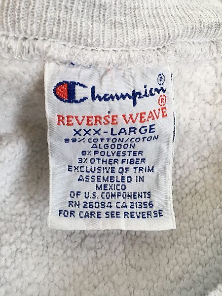 古着 90s Champion Reverse Weave 「ST.OLAF」 ナイロン パッチ