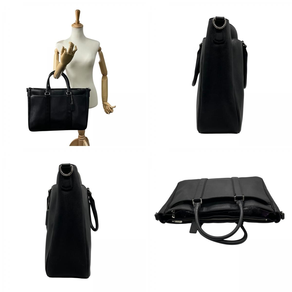 美品 コーチ 2way ビジネスバッグ ブリーフケース A4 PC収納 多機能 極