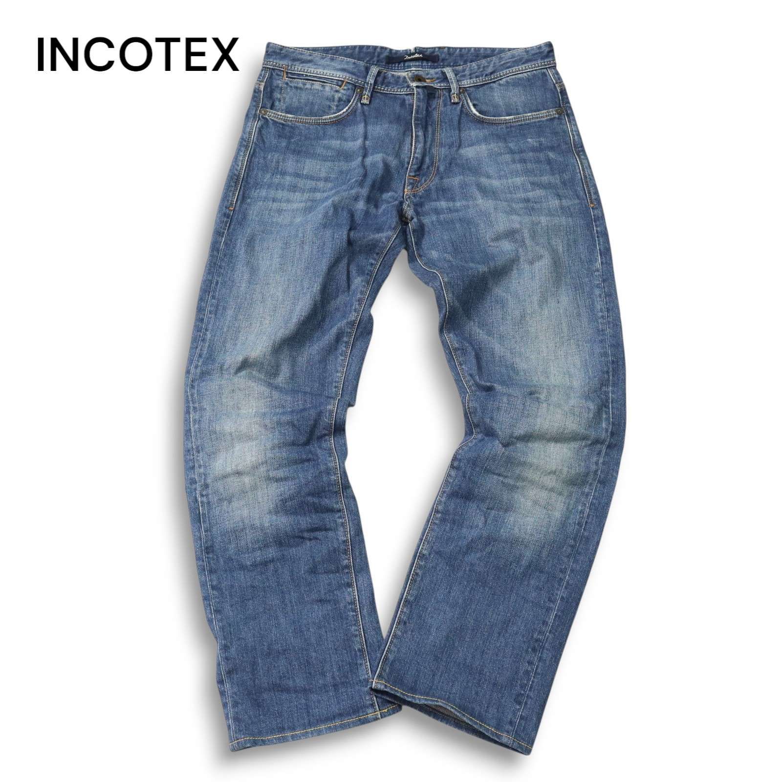 インコテックス　Incotex sky slim 微ストレッチ ダメージ加工 インコテックス Incotex sky slim 微ストレッチ ダメージ加工