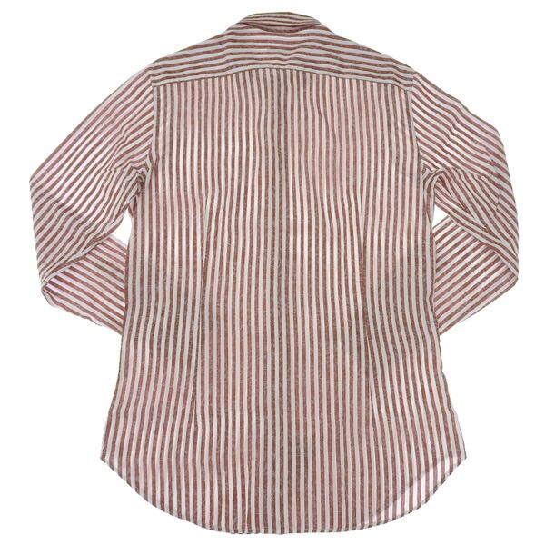 美品 エトロ ETRO ストライプ 長袖 シャツ サイズ41 メンズ