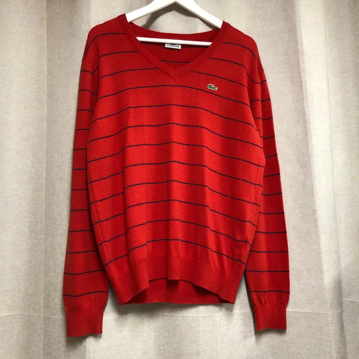LACOSTE LACOSTE ラコステ Vネック ニット セーター セーター 95