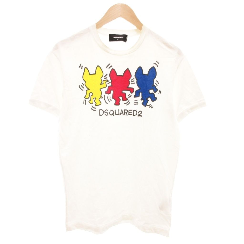 DSQUARED2 テニスロゴ プリント 半袖 Tシャツ Dsquared2 ／ディースクエアード2】 半袖Tシャツ/ドラゴン