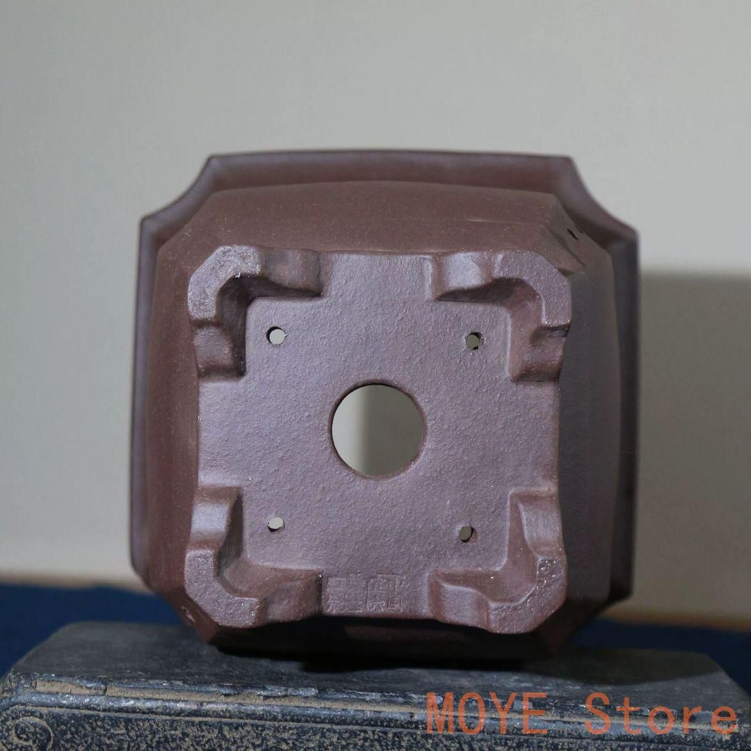 臨水崖四方植木鉢 多肉植物鉢 紫砂鉢 盆栽鉢 植木鉢 小品盆栽鉢 大