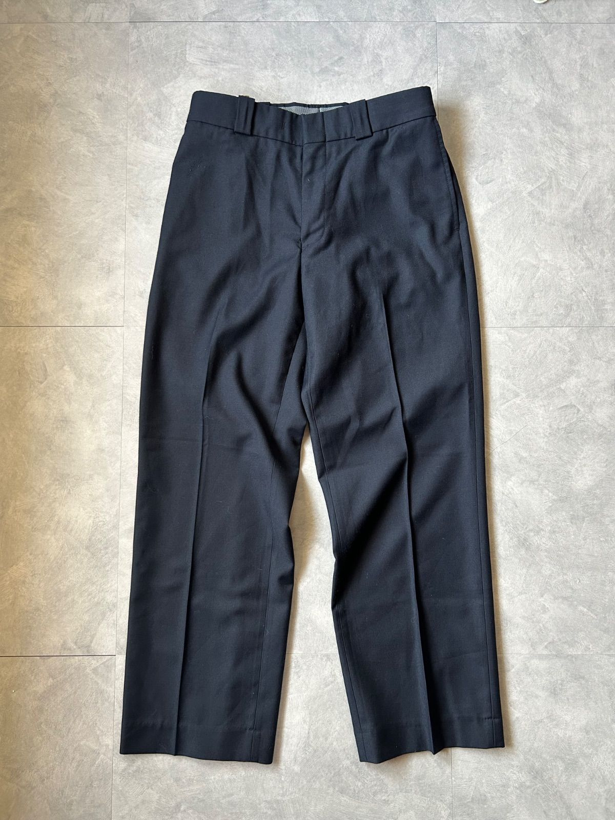 コムデギャルソンオム HP-04041L　スラックス　ウールパンツ　濃紺系　L コムデギャルソンオム HP-04041L スラックス ウールパンツ 濃紺系 L