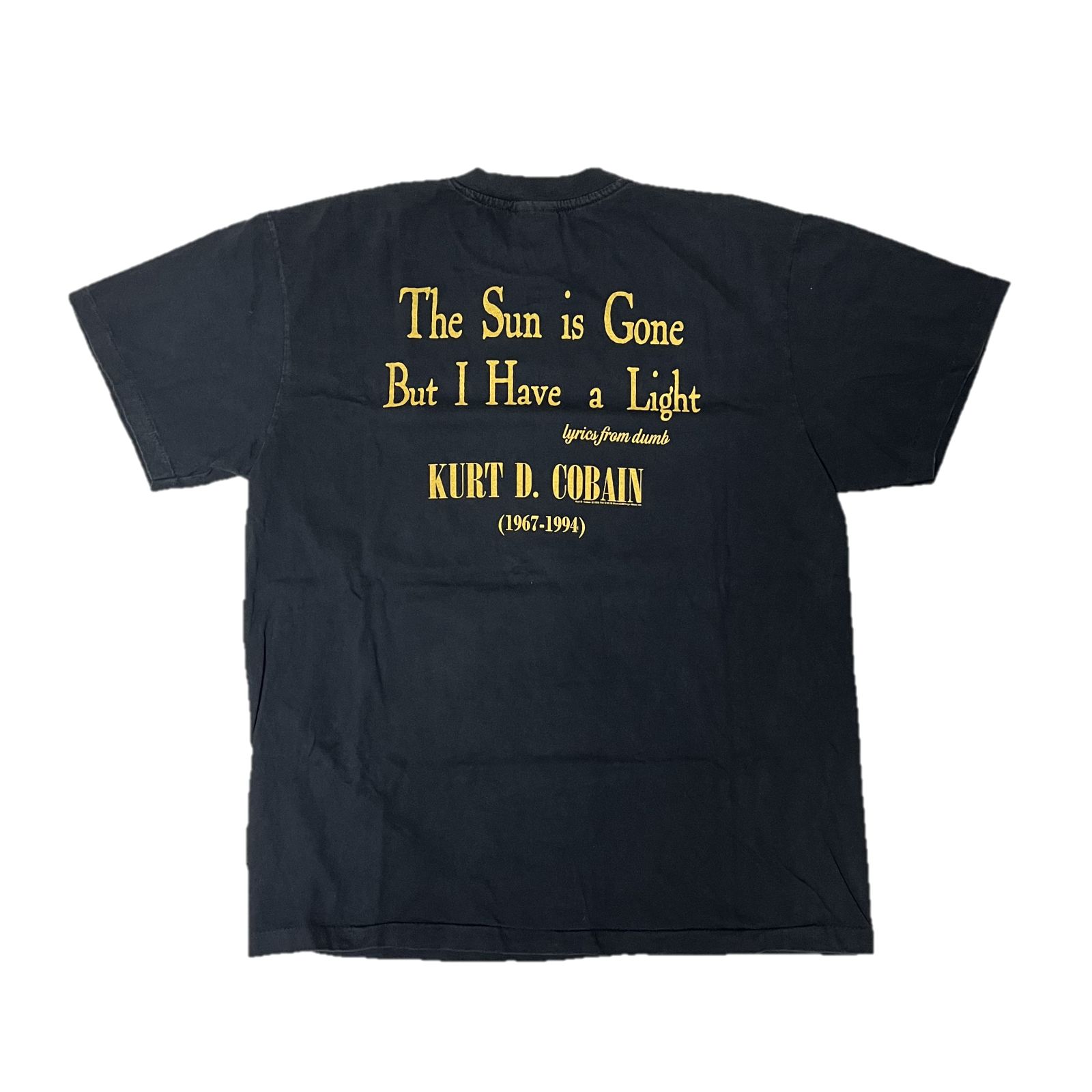 Kurt Cobain / カートコバーン 追悼 Tシャツ MTV Unplugged