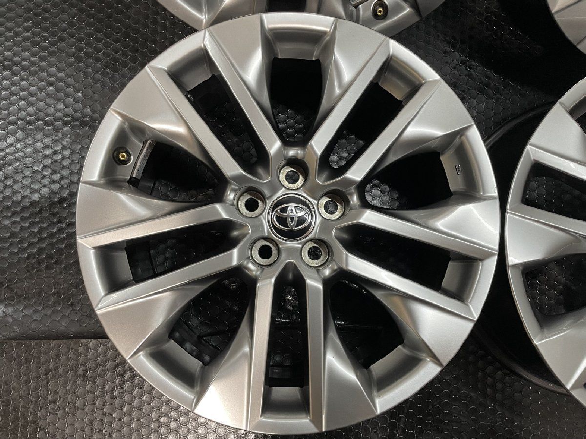 新車外し トヨタ RAV4 GZパッケージ 純正ホイール 19インチ 4本 7.5J5HPCD114.3 40 ハイグロス アルファード ハリアーにも MHD443