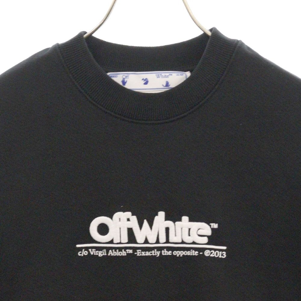 OFF-WHITE (オフホワイト) 23SS ロゴ刺繍 スウェット クルーネック  