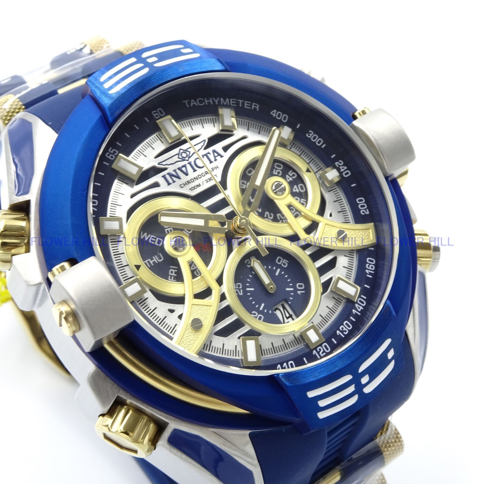 INVICTA インビクタ 腕時計 メンズ クォーツ スイスムーブメント S1 RALLY 37531 ブルー シリコンバンド