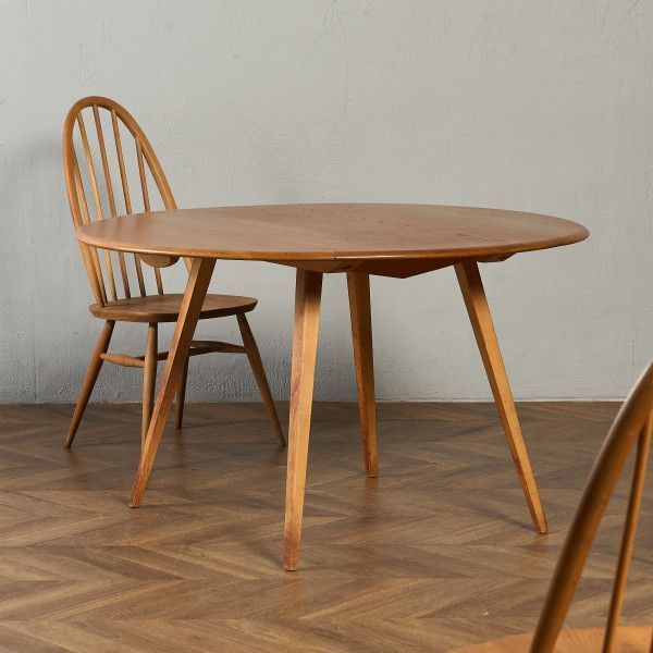 アーコール ERCOL ヴィンテージ バタフライテーブル ブルー