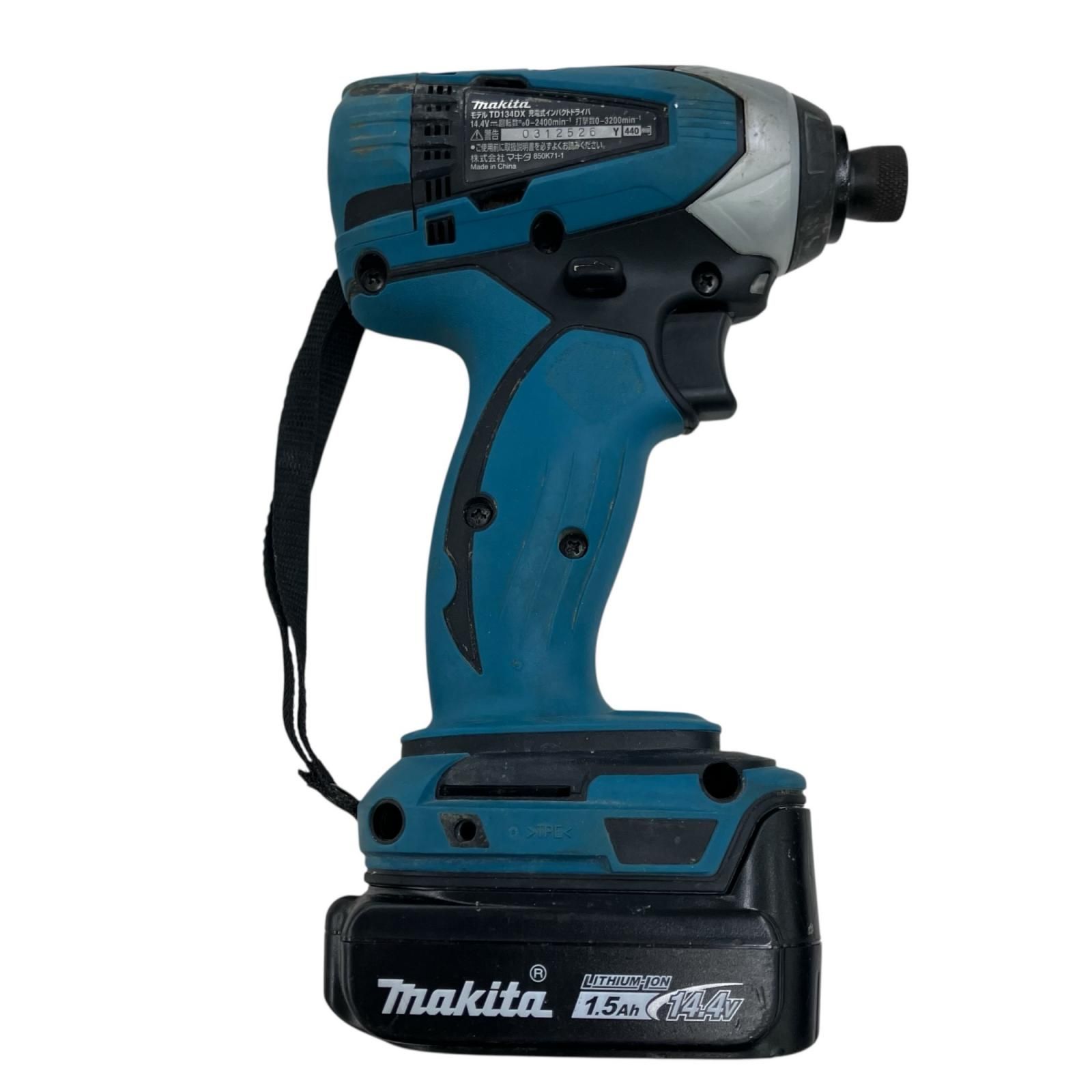 186000 現状品 makita マキタ 充電式インパクトドライバー TD134DX