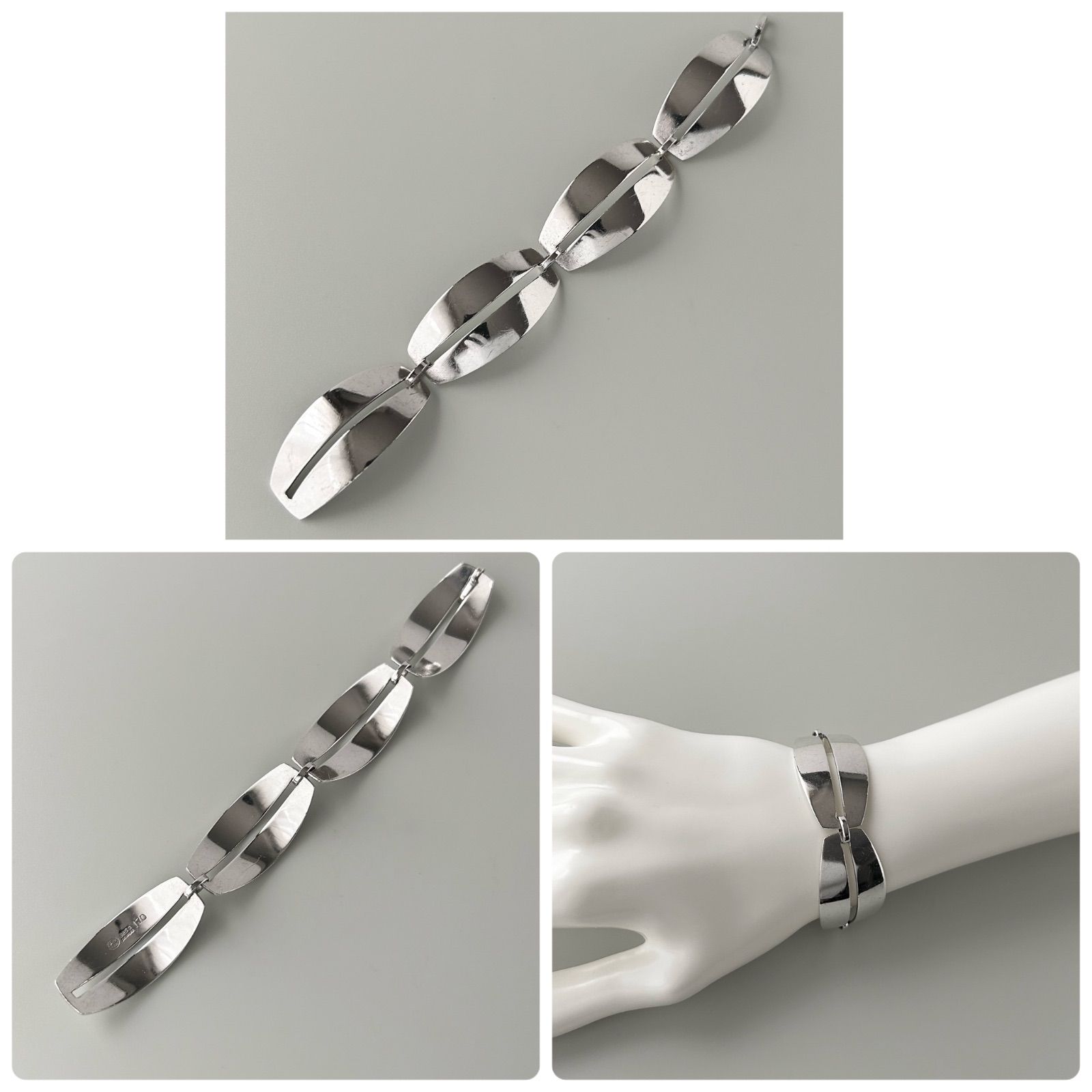 ジョージジェンセン　ブレスレット　925 PEAK Georg Jensen - ジョージジェンセン ブレスレット 96 リーフ