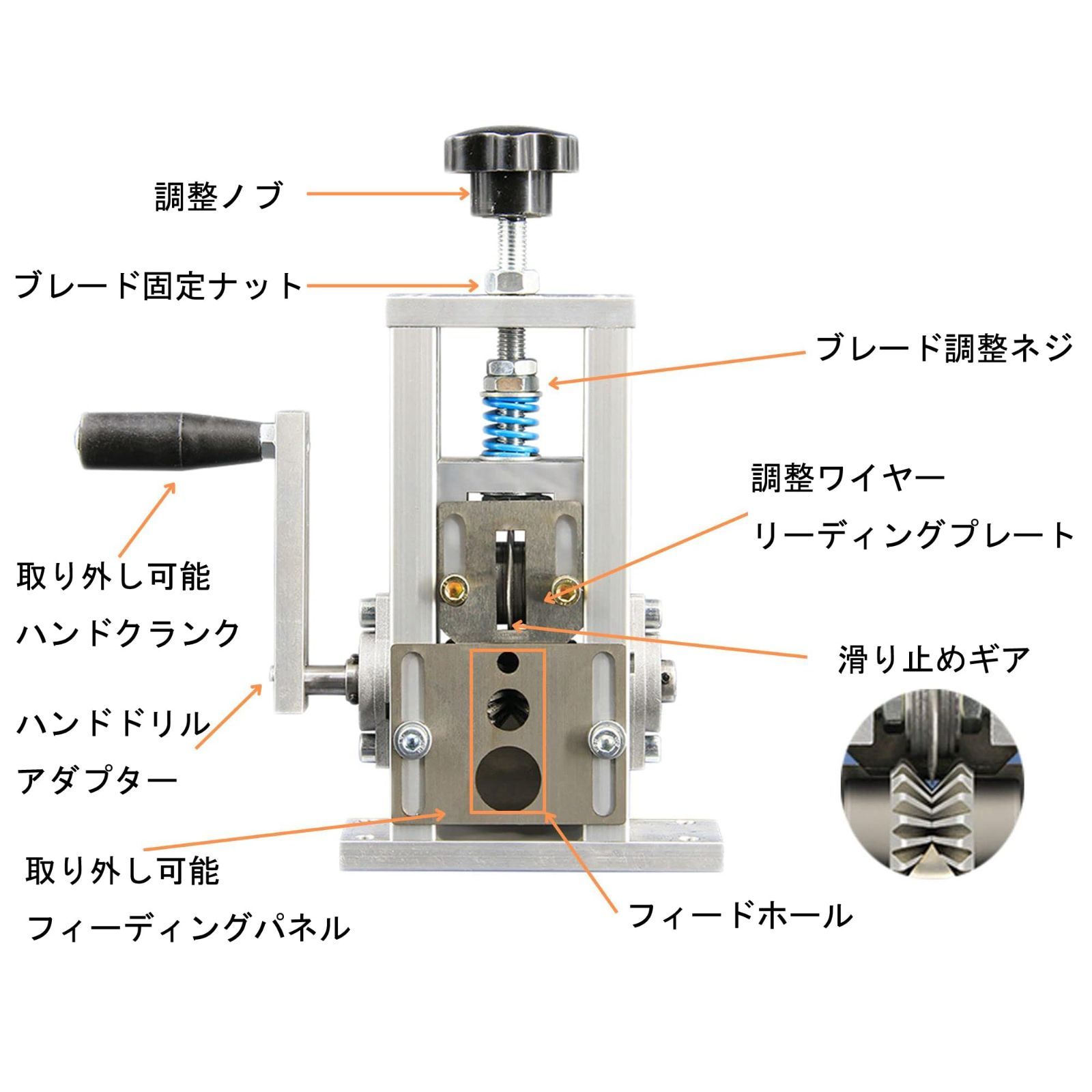カッター 卓上かわむき工具