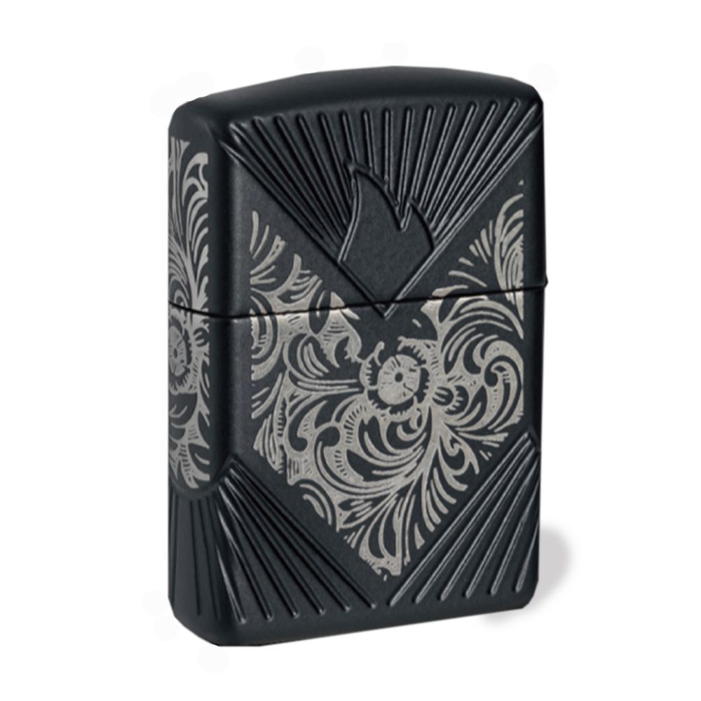 Armor ZIPPO 限定 アーマージッポー 2024 COLLECTIBLE 世界5000個限定生産 ブラック 黒 彫刻加工 渋いジッポー 格好いい おしゃれ 最高に カッコイイ ジッポ プレゼント Xmas 人気 オイルライター コレクティブル イヤー