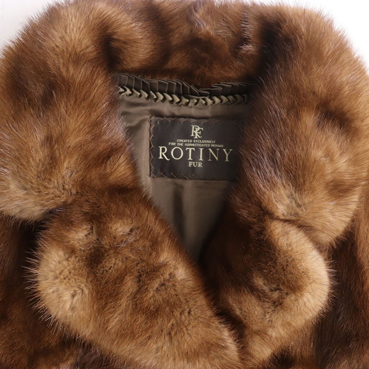 極美品☆ROTINY ロティニー SAGA MINK サガミンク 本毛皮コート ブラウン 9 毛質艶やか・柔らか◎ - メルカリ
